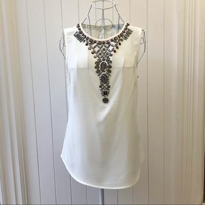 Trina Turk Jeweled Top